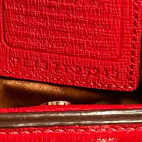 Coach Cherry Madison bag with Gold Accents - Picture 14 of 16